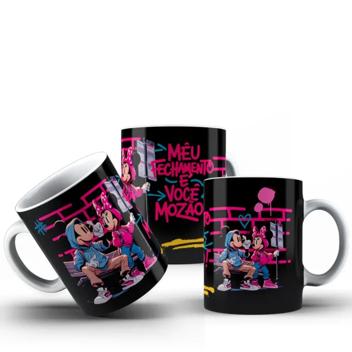 Kit de Artes para Sublimação de Canecas - Mickey & Minnie