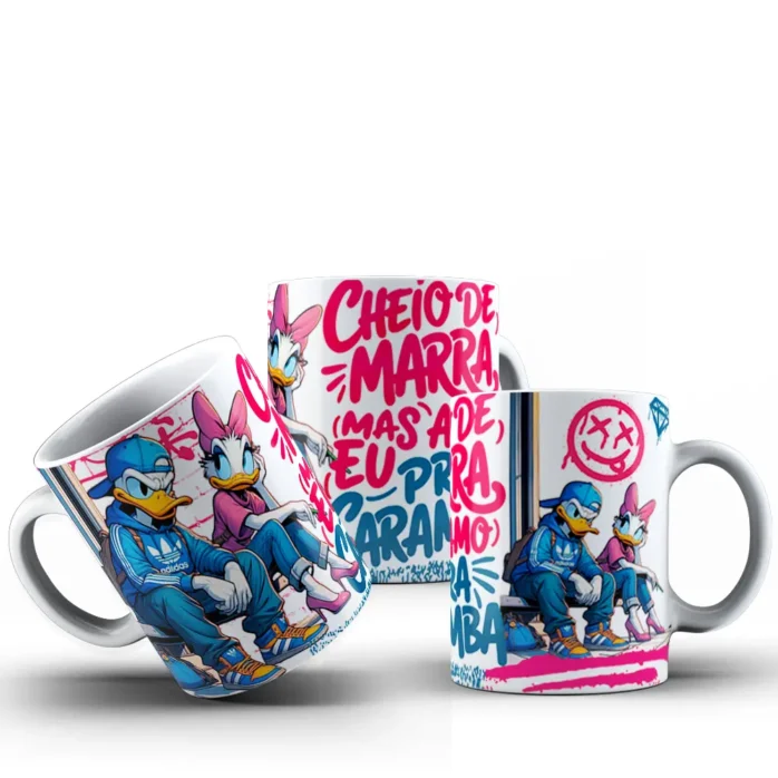 Kit de Artes para Sublimação de Canecas - Mickey & Minnie