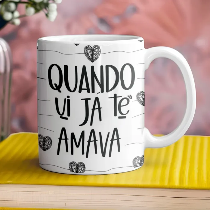 Kit de Artes para Sublimação em Canecas - Dia dos Namorados