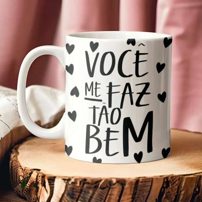 Kit de Artes para Sublimação em Canecas - Dia dos Namorados