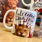 Kit de Designs para Caneca Dia das Mães - Tema Mãe Leoa