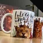 Kit de Designs para Caneca Dia das Mães - Tema Mãe Leoa