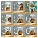 Kit de Designs para Caneca Dia das Mães - Tema Mãe Leoa