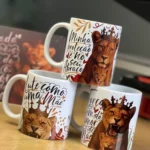 Kit de Designs para Caneca Dia das Mães - Tema Mãe Leoa