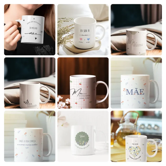 Kit De Designs Para Sublimacao De Canecas Dia Das Maes 6