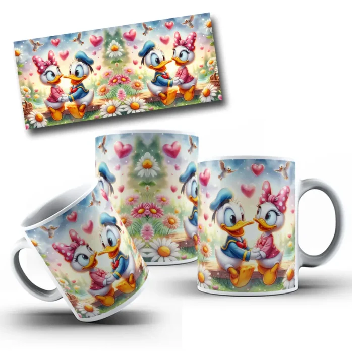 Kit de Imagens para Canecas - Dia dos Namorados PNG