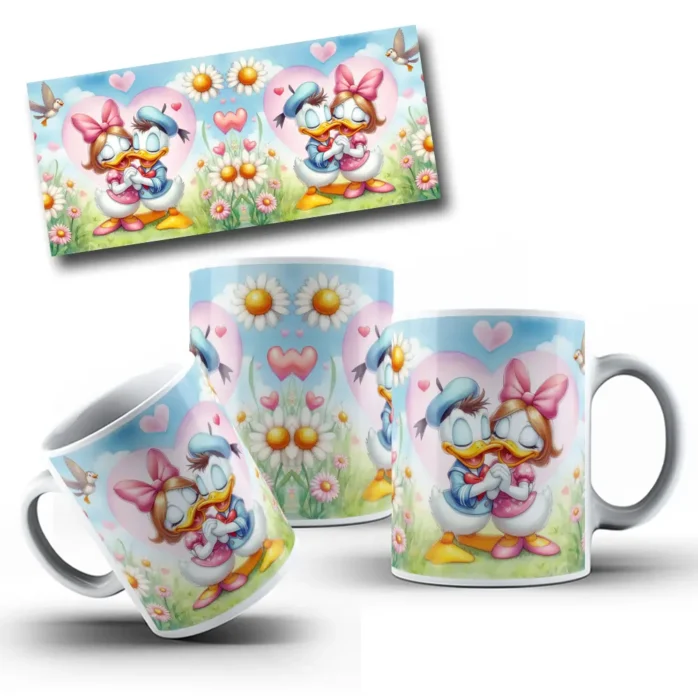 Kit de Imagens para Canecas - Dia dos Namorados PNG