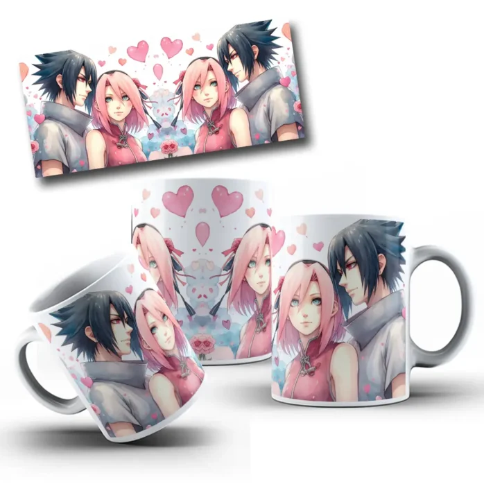 Kit de Imagens para Canecas - Dia dos Namorados PNG