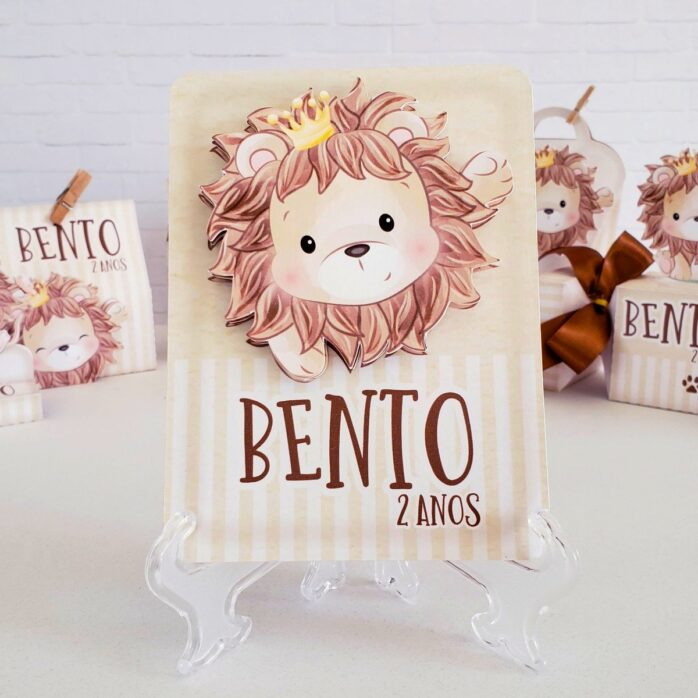 Kit Decoração Leãozinho