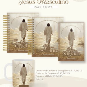 kit devocional jesus masculino arquivo digital