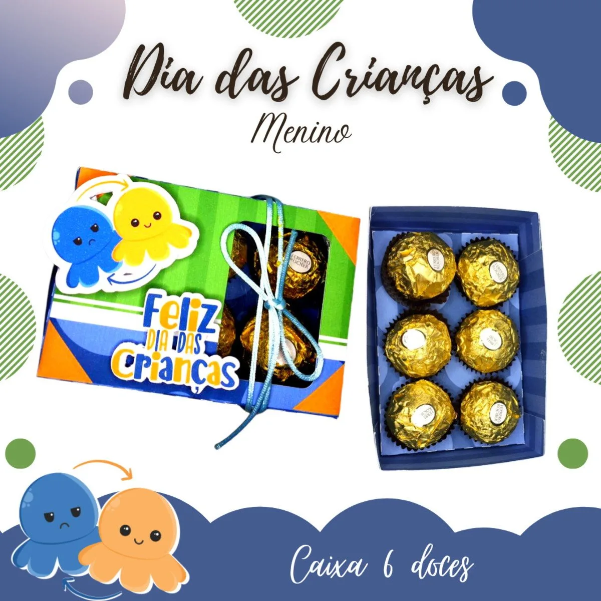 Kit Dia das crianças Polvinho Menino