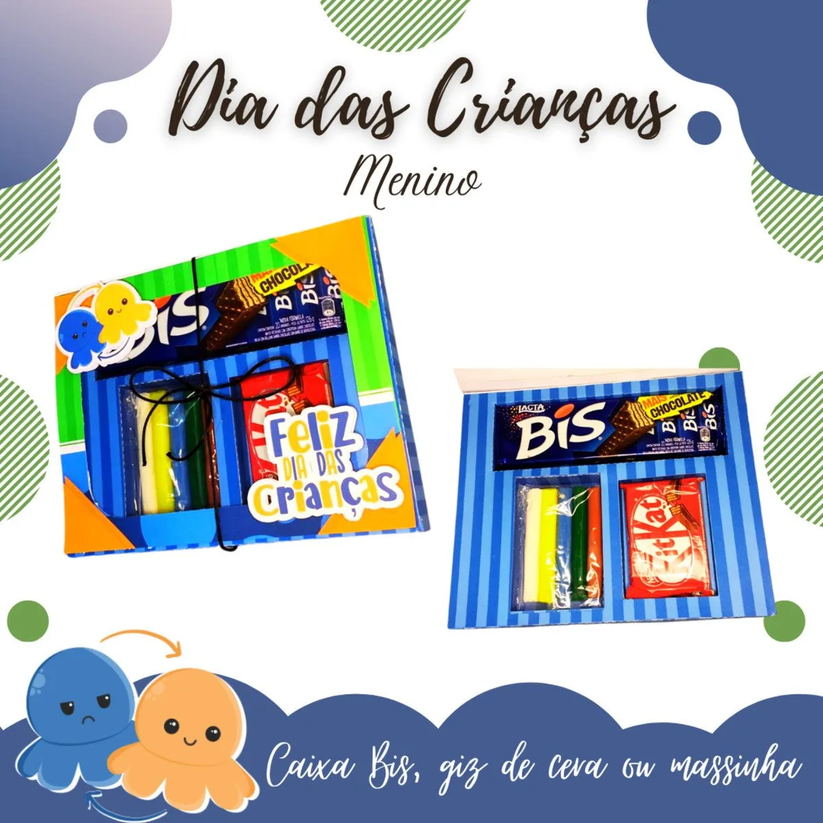 Kit Dia das crianças Polvinho Menino