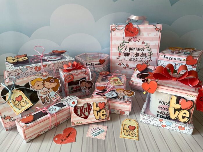 Kit Dia dos Namorados Vermelho
