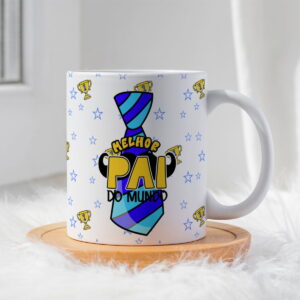 Kit Dia dos Pais Sublimação Camiseta e Caneca PNG CDR