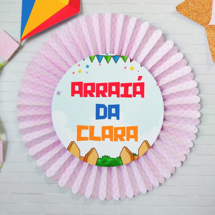 Kit Digital Arraía Menina (Só um bolinho) - ARQ. DIGITAL
