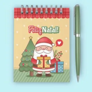 Kit Digital Bloquinho A6 Natal 8 Kit Digital Bloquinho A6 Natal