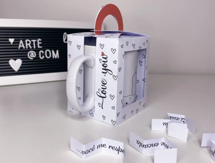 Kit Digital Caneca e Maleta Motivos para Amar