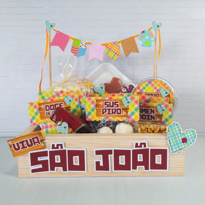 Kit Digital Cesta Festa Junina/São João