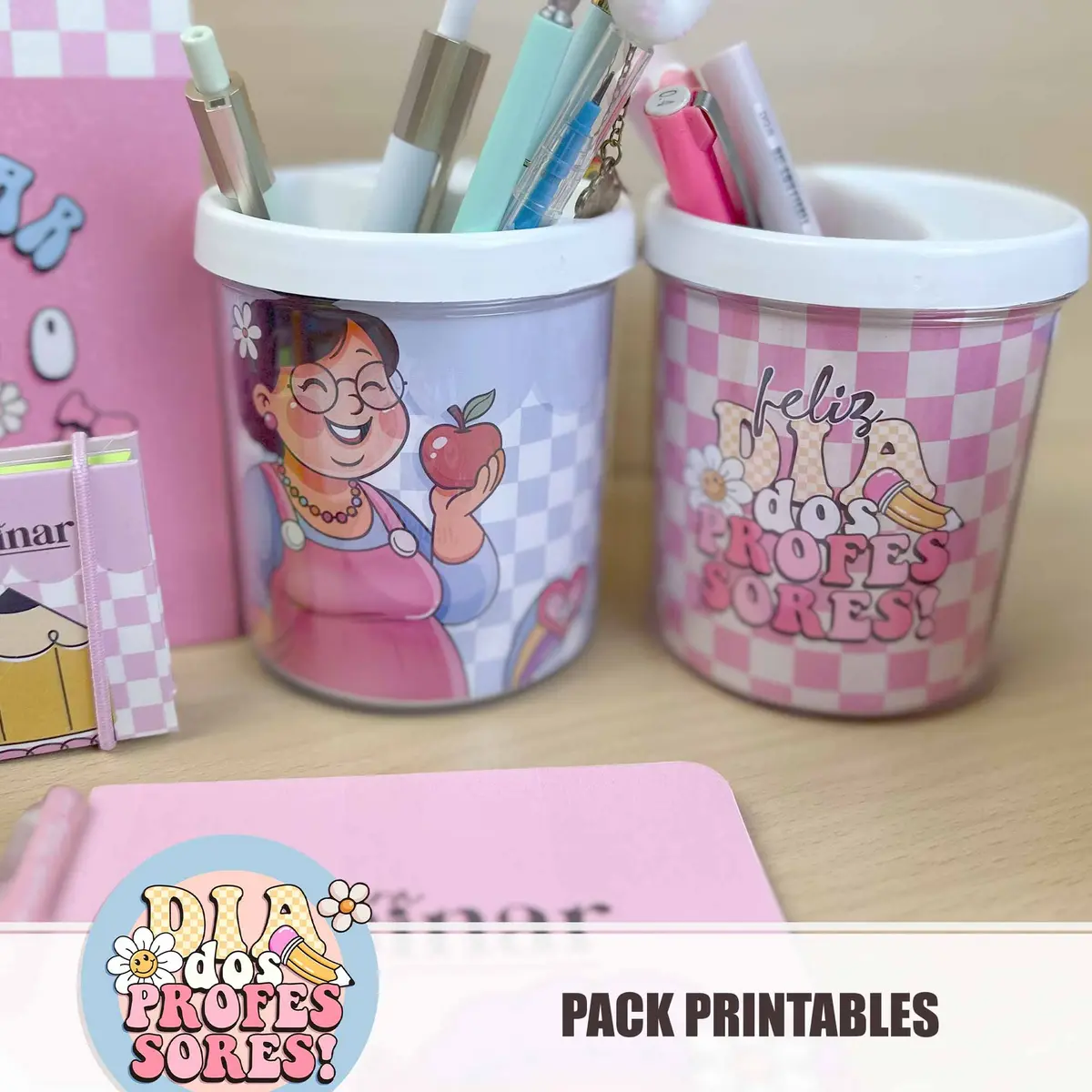Kit Digital Corujinha Dia dos Professores Papelaria 3 Kit Digital Corujinha Dia dos Professores Papelaria