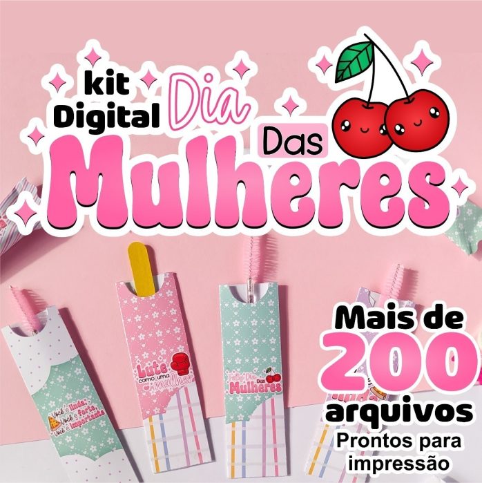Kit Digital Dia Da Mulher P Imprimir Personalizados E Mimos