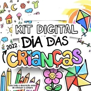 Kit Digital Dia Das Crianças Figuras Ilustrações Imagens Png