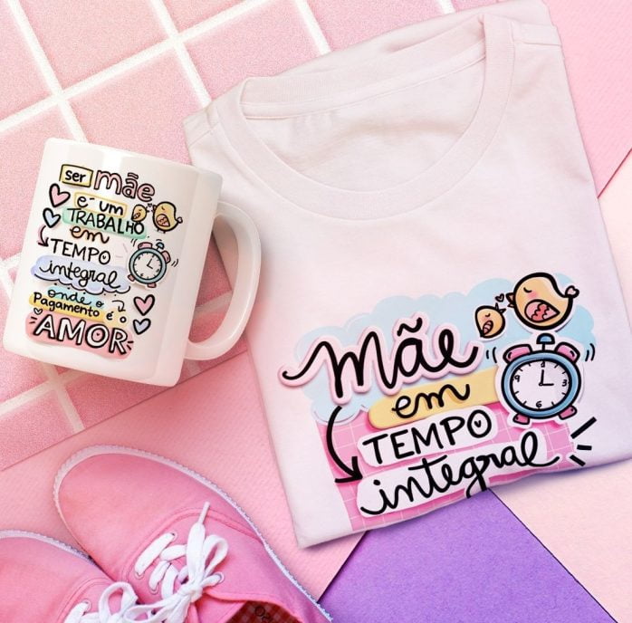 Kit Digital Dia Das Mães Arquivos De Corte Caixinhas Caneca