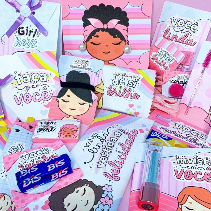 Kit Digital Dia Das Mulheres Completo Em Png Personalizados