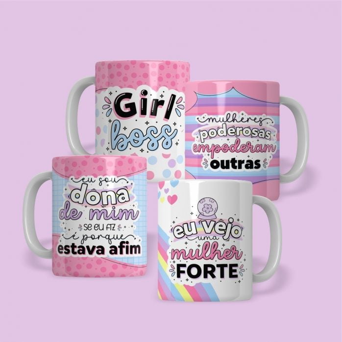 Kit Digital Dia Das Mulheres Completo Em Png Personalizados