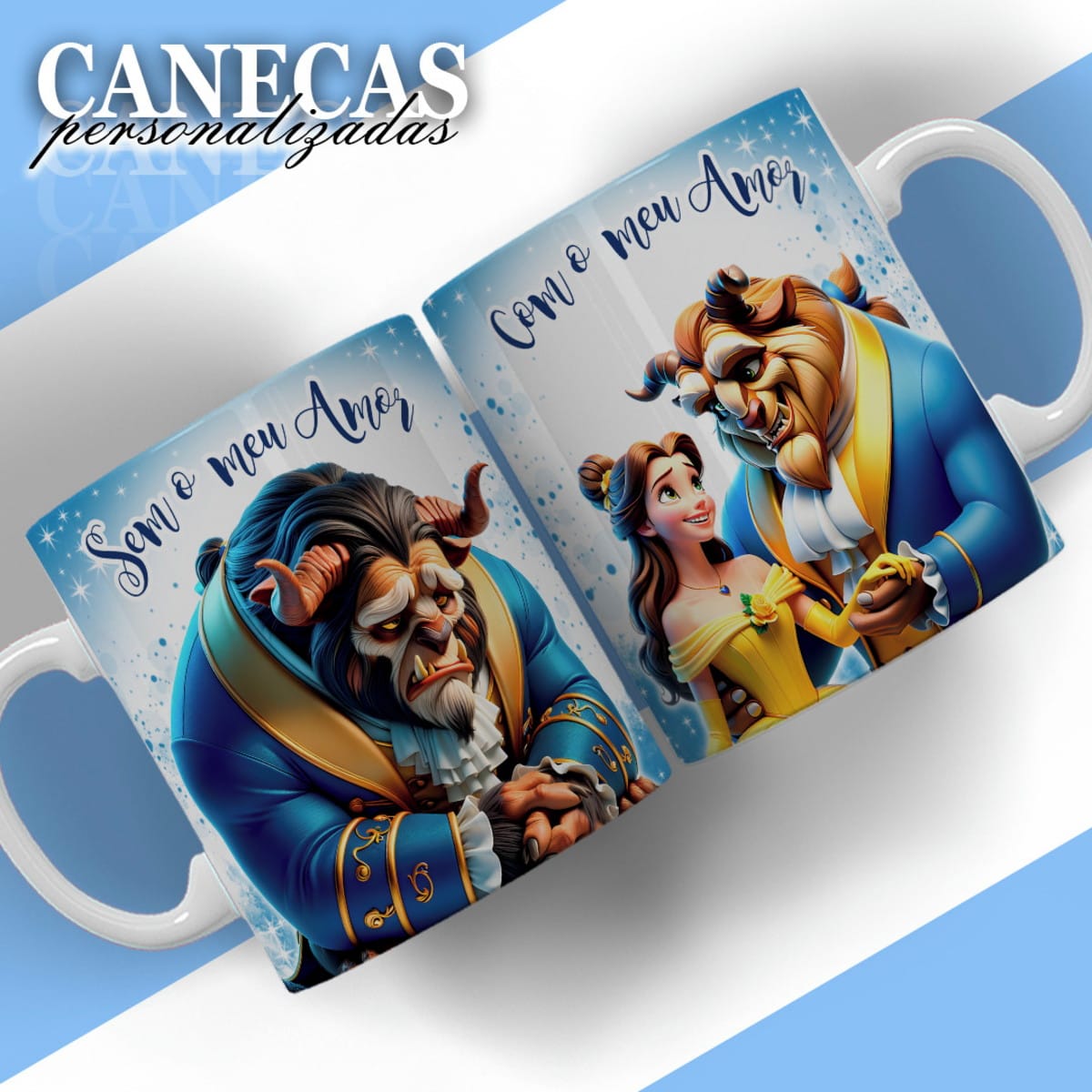 Kit Sublimação Dia dos Namorados com Personagens 2 Kit Sublimação Dia dos Namorados com Personagens - Imagem 2