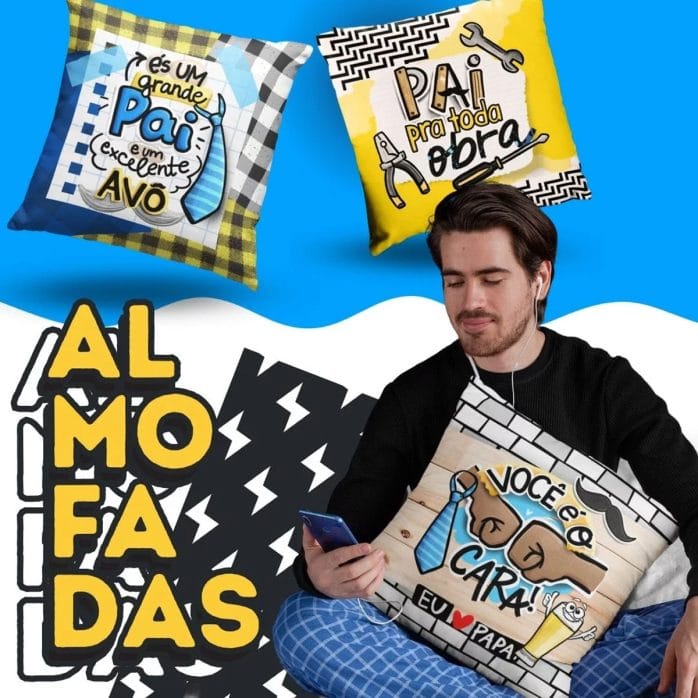 Kit Digital Dia dos Pais Arquivos de Corte Caixinhas Caneca