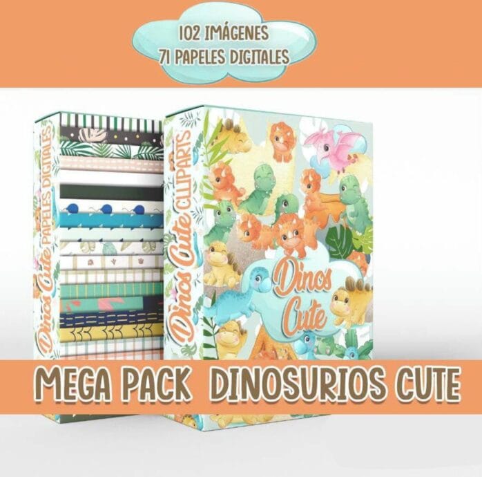Kit Digital Dino Cute