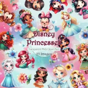 Kit Digital Disney Princesas Baby