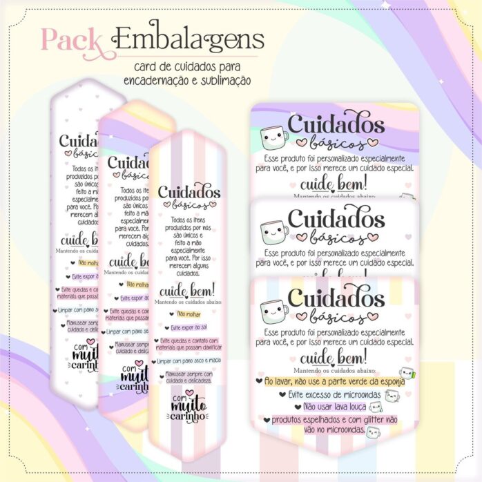 Kit Digital Embalagens Fofas