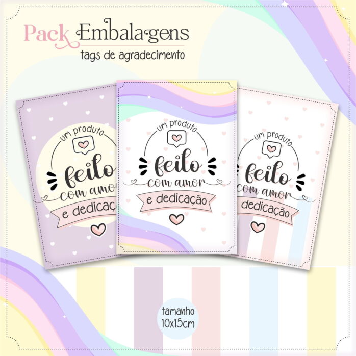 Kit Digital Embalagens Fofas