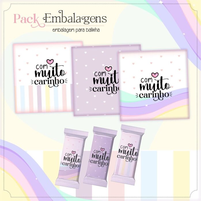 Kit Digital Embalagens Fofas