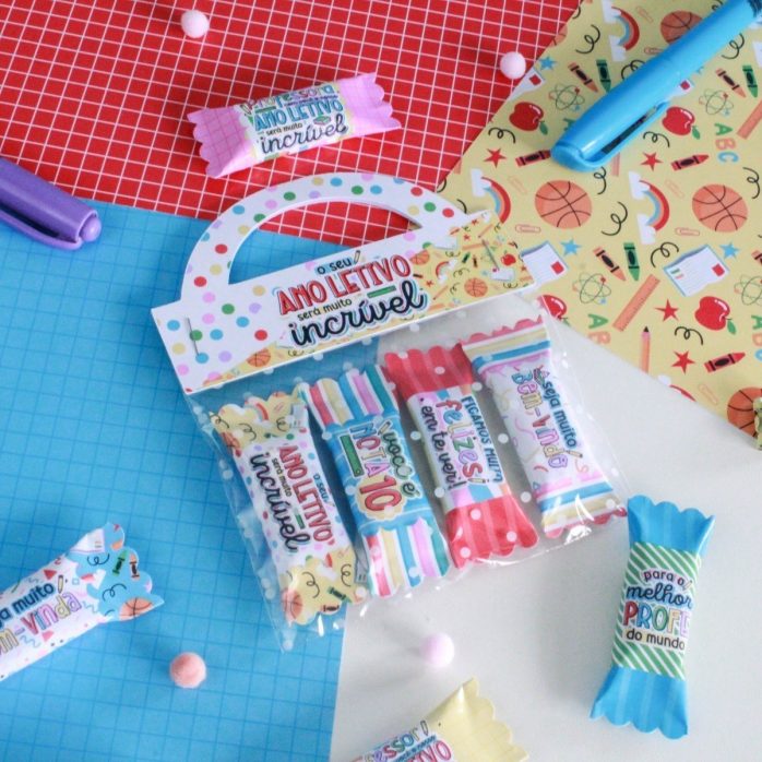 Kit Digital Escolar P Papelaria Personalizada Volta Às Aulas