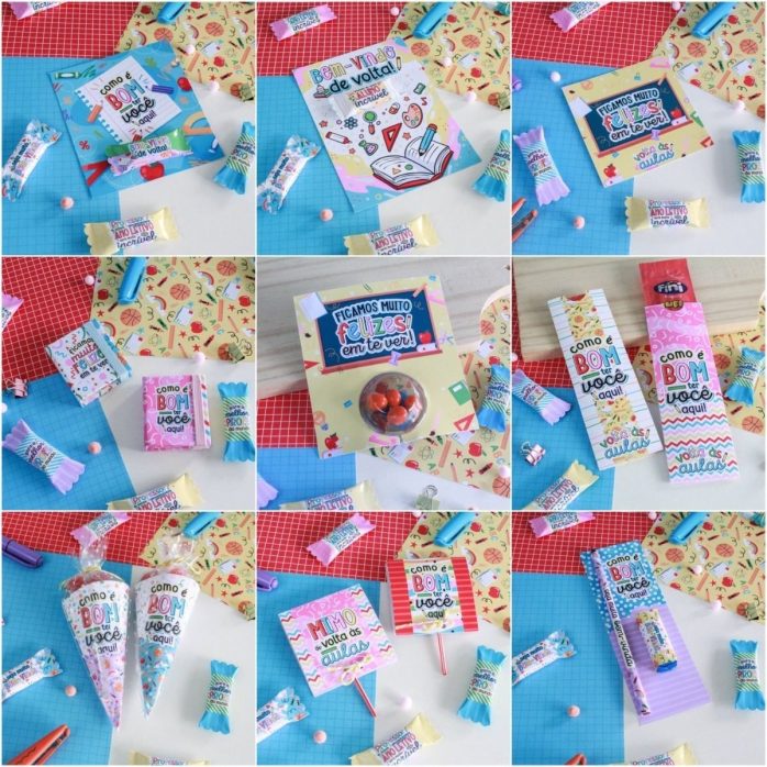 Kit Digital Escolar P Papelaria Personalizada Volta Às Aulas