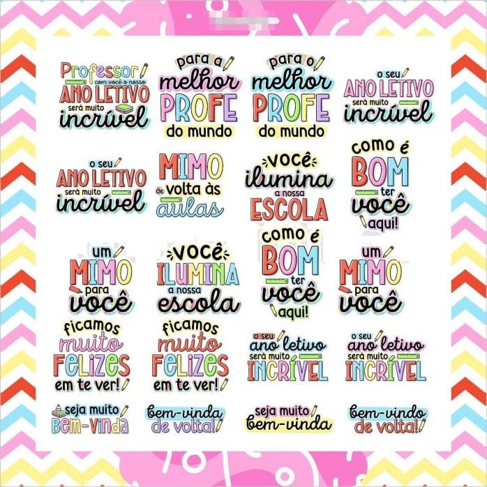 Kit Digital Escolar P Papelaria Personalizada Volta Às Aulas