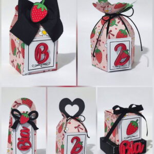 Kit Digital Festa Morangos com Caixinhas para Imprimir 2 kit digital festa morangos caixinhas studio e pdf