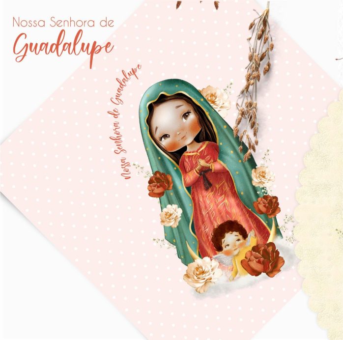 Kit Digital Ilustrações Católicas Nossa Senhora De Guadalupe