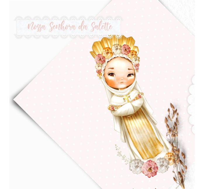 Kit Digital Ilustrações Católicas Nossa Senhora La Salette