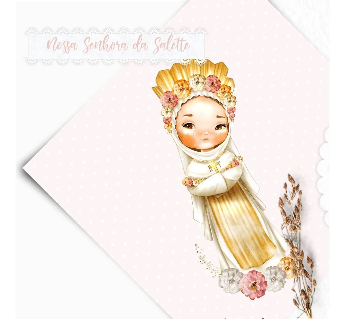 Kit Digital Ilustrações Católicas Nossa Senhora La Salette 8 Kit Digital Ilustrações Católicas Nossa Senhora La Salette