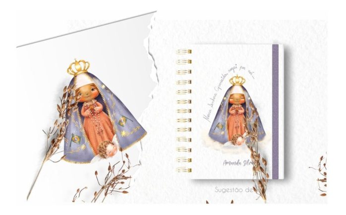 Kit Digital Ilustrações Nossa Senhora Aparecida Santinhos