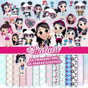 Kit Digital Luluca Imagens Png E Papeis Digitais Scrapbook