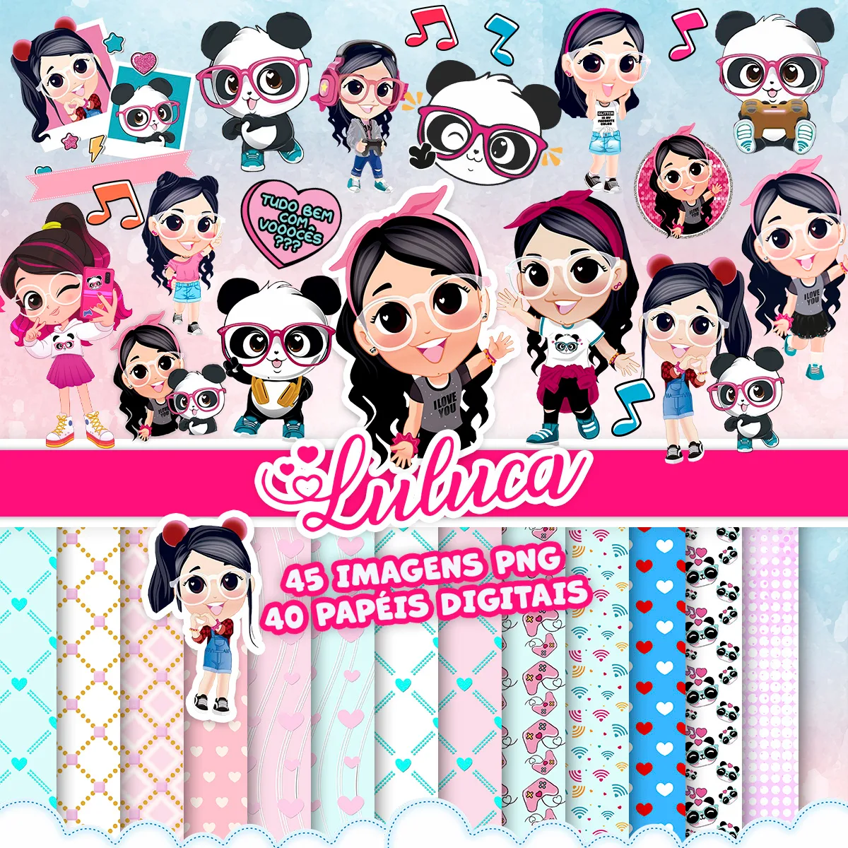 Kit Digital Luluca Imagens Png E Papeis Digitais Scrapbook 1 Kit Digital Luluca Imagens Png E Papeis Digitais Scrapbook