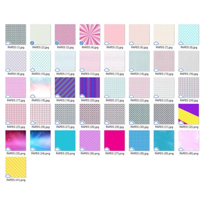 Kit Digital Luluca Imagens Png E Papeis Digitais Scrapbook