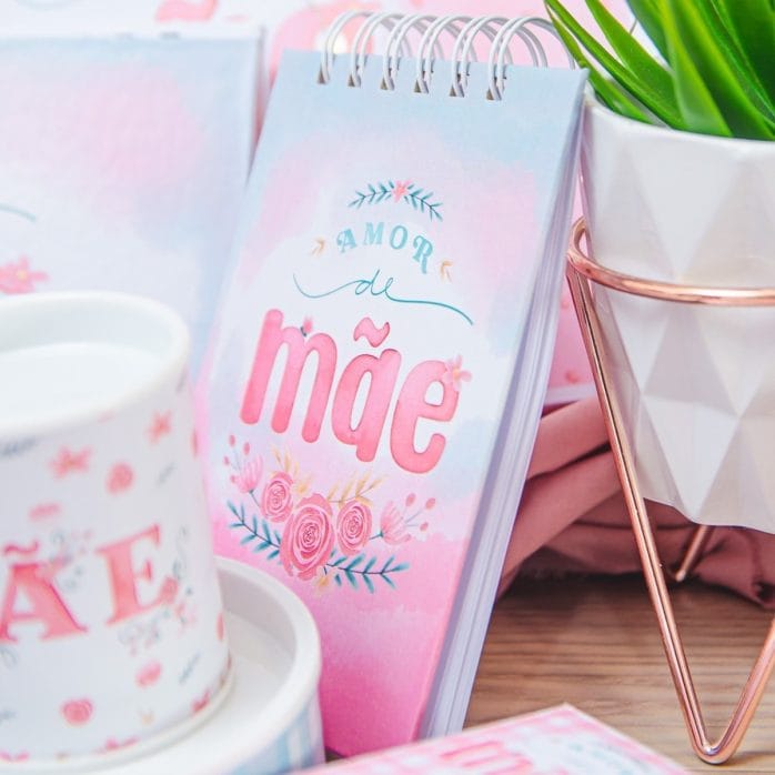 Kit Digital Mães Encadernação Álbum + Bloquinho P Imprimir