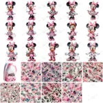 Kit Digital Minnie Milk Rosa 3D Cute Fofo Cliparts Png