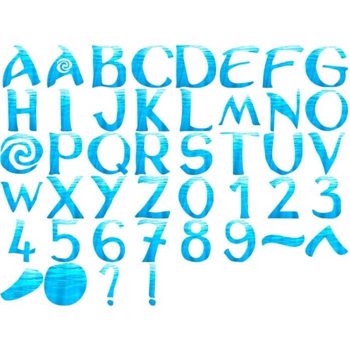 Kit Digital Moana PNG Imagens Ilustrações Personalizados