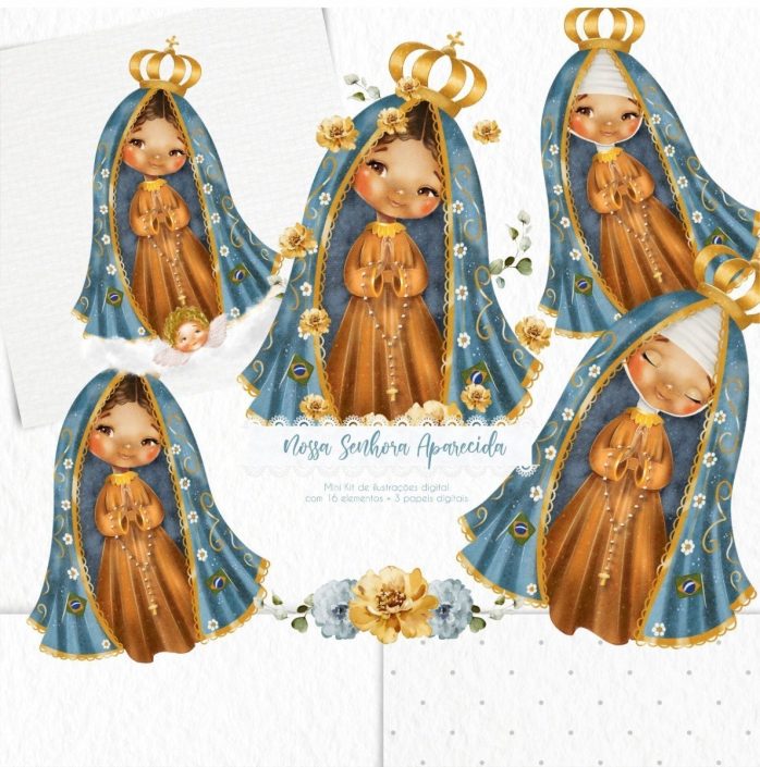 Kit Digital Nossa Senhora Aparecida Igreja Religião Católica